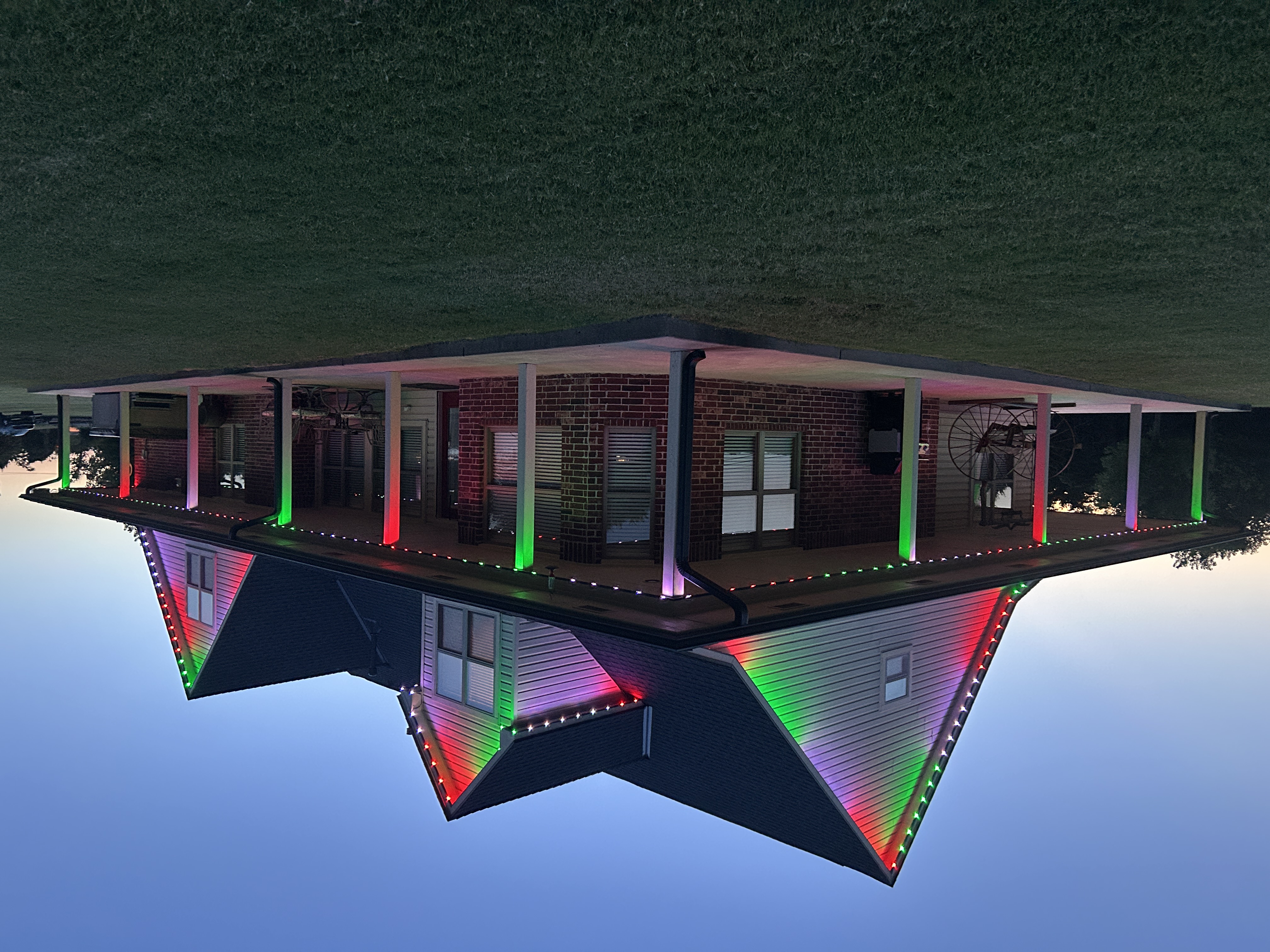 Christmas house lighting demo