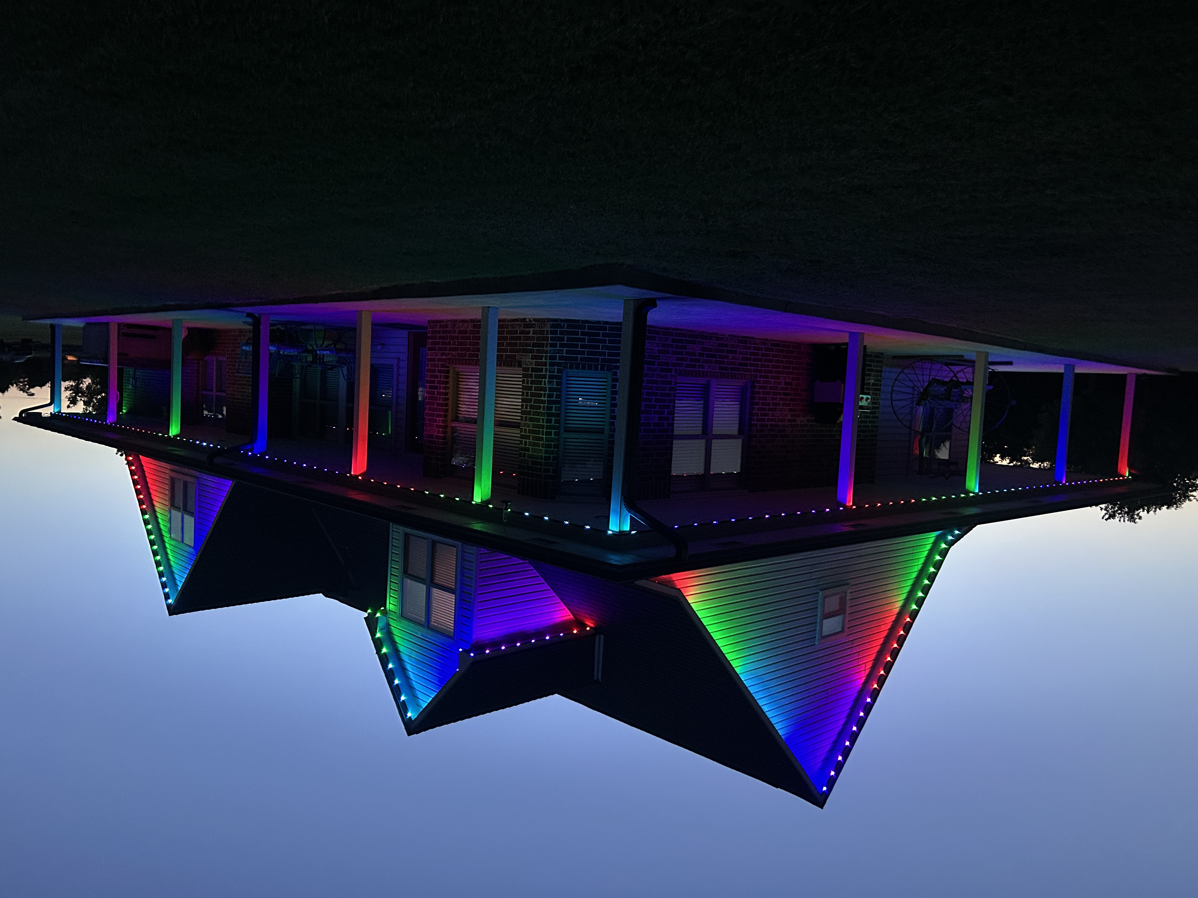 RGB house lighting demo