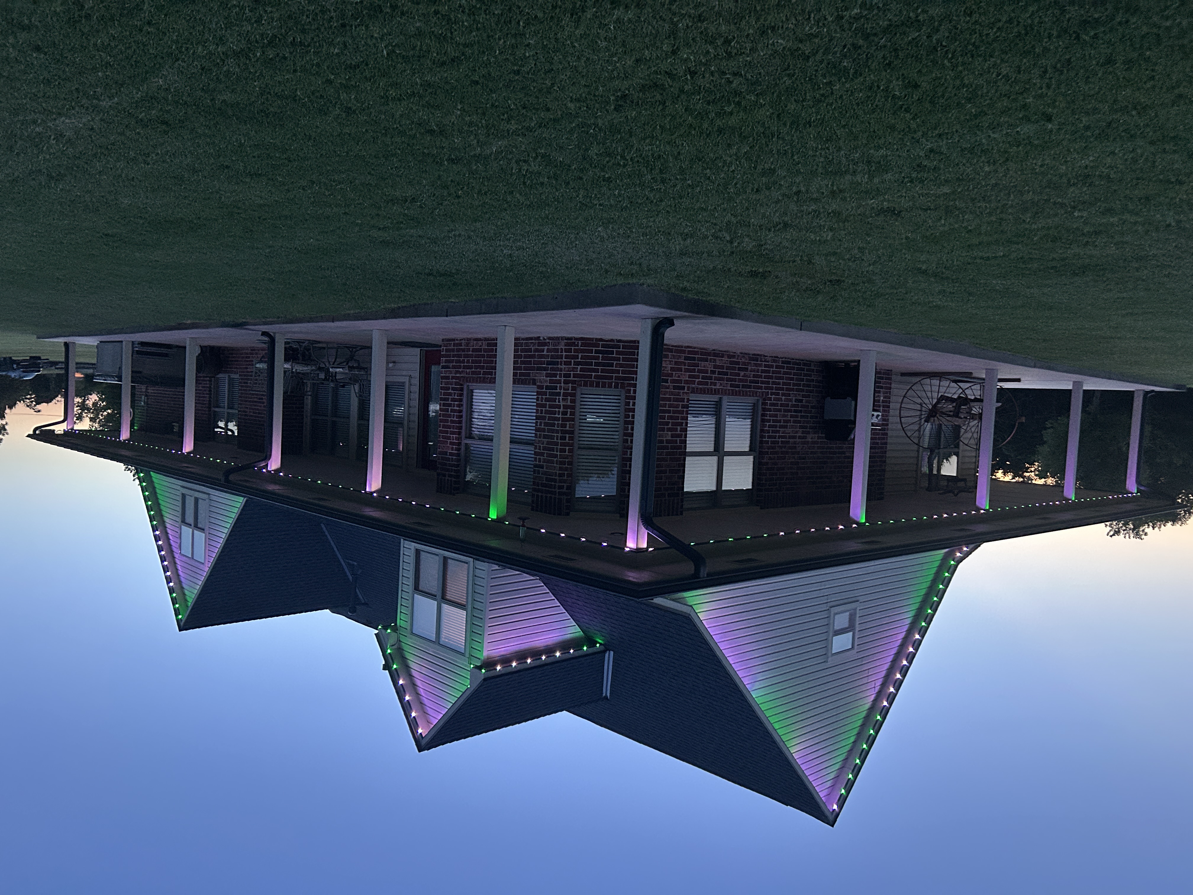 St. Patrick's day house lighting demo